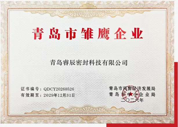 Qingdao Ruichen Sealing Technology Co., Ltd. har valts ut som ett 2026 Qingdao 